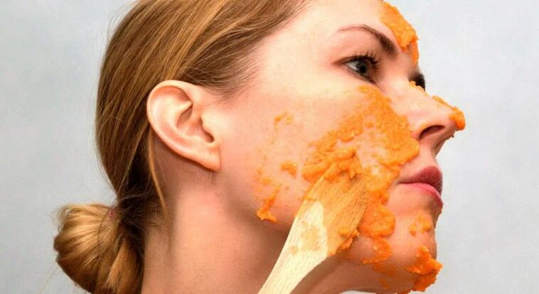 αναζωογονητική μάσκα καρότου